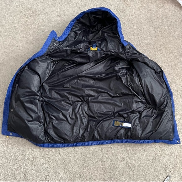 Polo Ralph Lauren Big Kids Blue Hooded Puffer Down Jacket - Picture 4 of 13